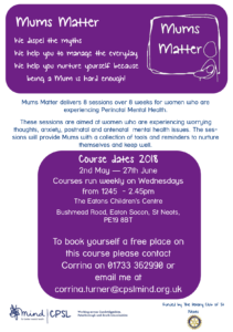 Mums matter St Neots Course