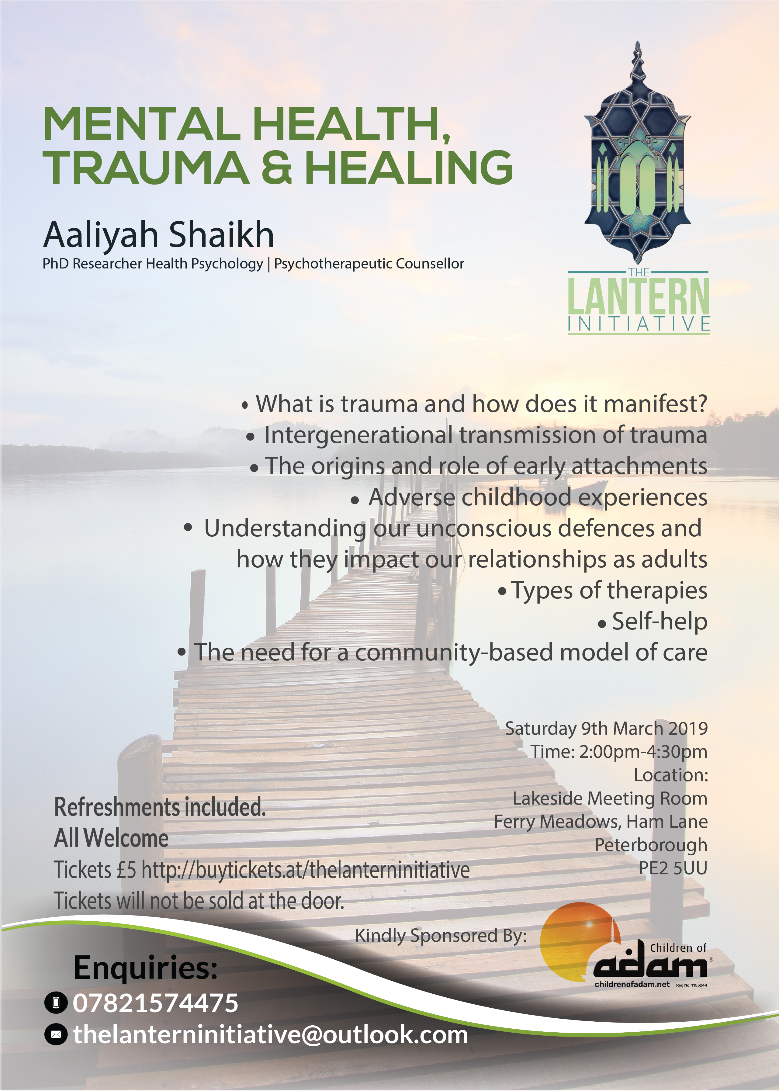 MH Trauma and healing poster