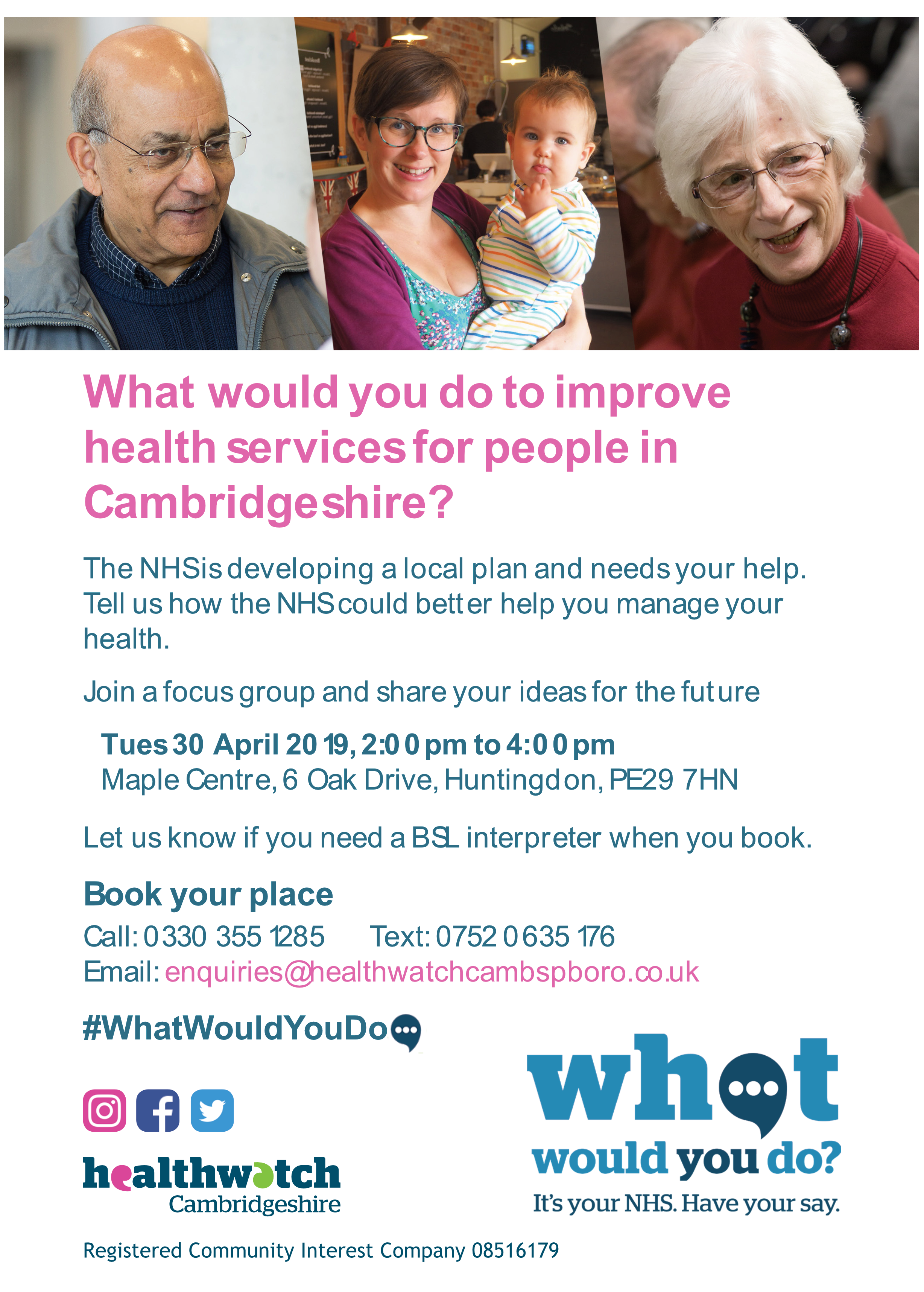 Long term - Cambs focus group flyer - general