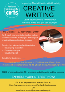 FCA Creative Writing Course image