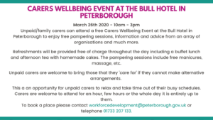 Carers Wellbeing Event