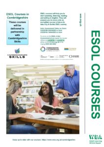 ESOL Initial Assessments Summer Term courses