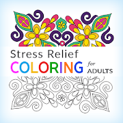 Stress relief colouring for adults app tile Stress relief colouring for adults app tile