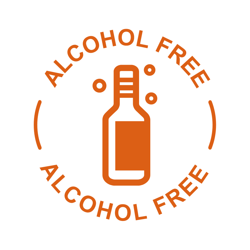 alcohol free badge