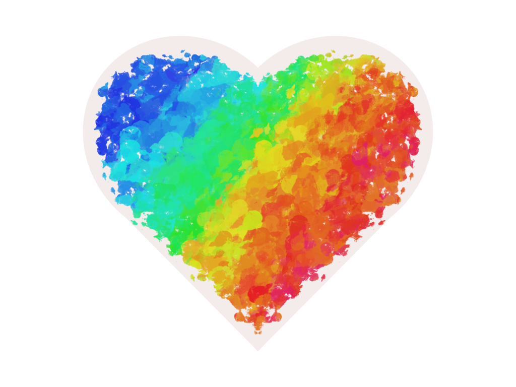 rainbow heart