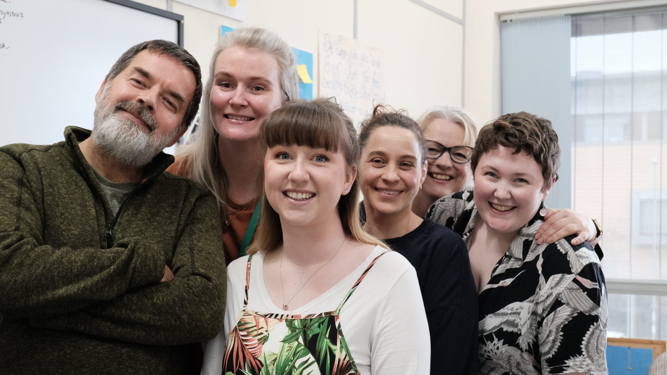 L - R - KC, Rachel, Charlotte, Anne, Lois and V